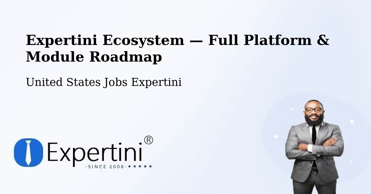 Expertini Ecosystem — Full Platform & Module Roadmap – La Mirada